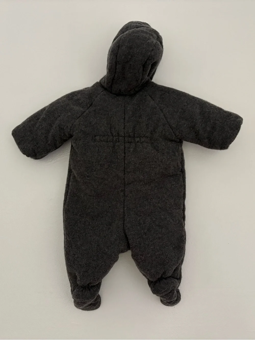 Bonpoint Wool Hooded Baby One-Piece